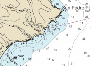 Hunngryman is just around the corner at Point San Pedro and a few miles before Smugglers