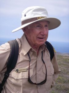 Ranger George Roberts, who retired from the Park Service and returned to San Miguel as a volunteer.
